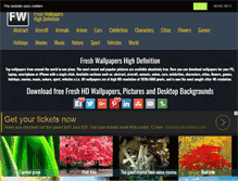 Tablet Screenshot of freshwallpapers.info